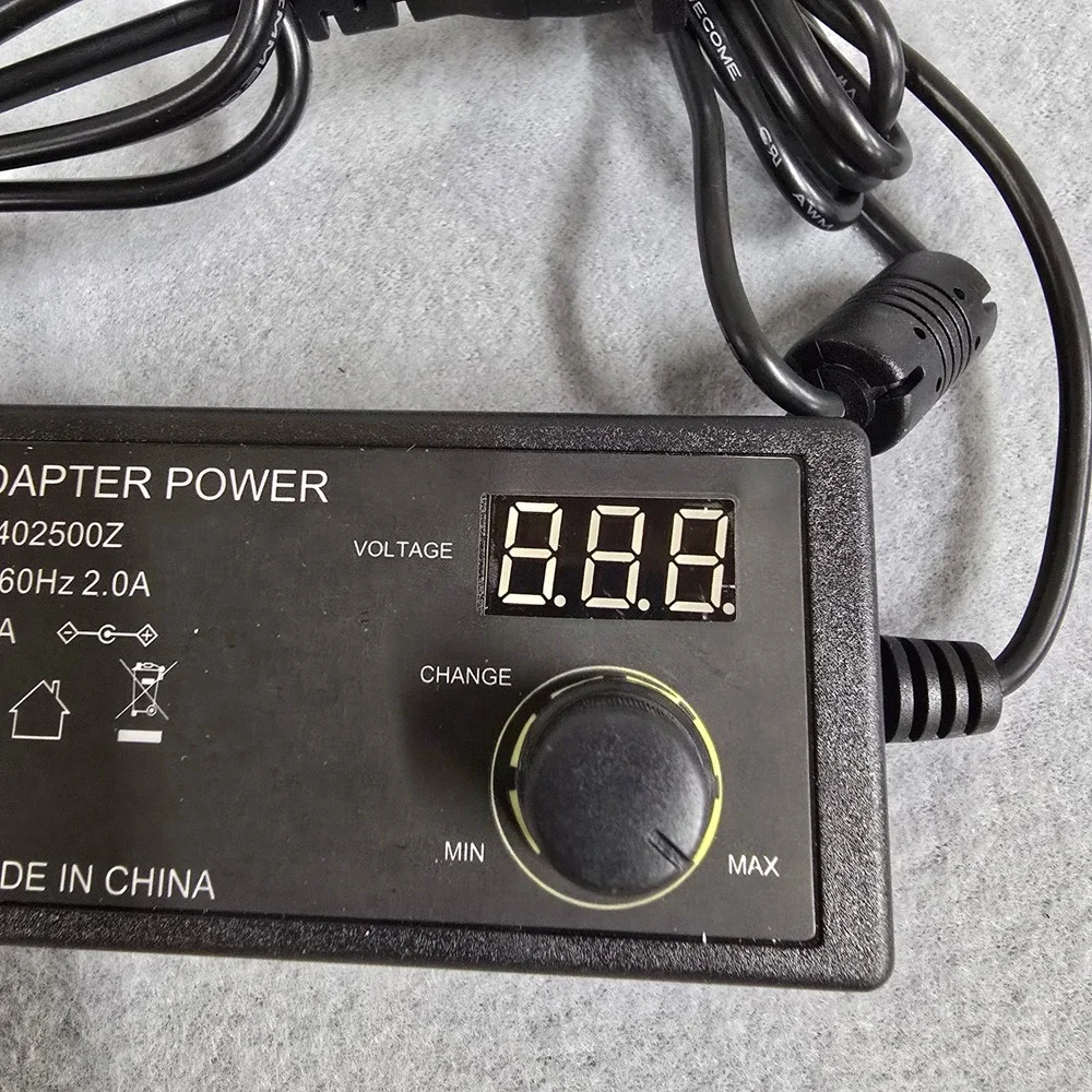 Kejiesheng Adjustable Power Supply 3V-24V 2.5A 60W AC/DC Adapter with LED